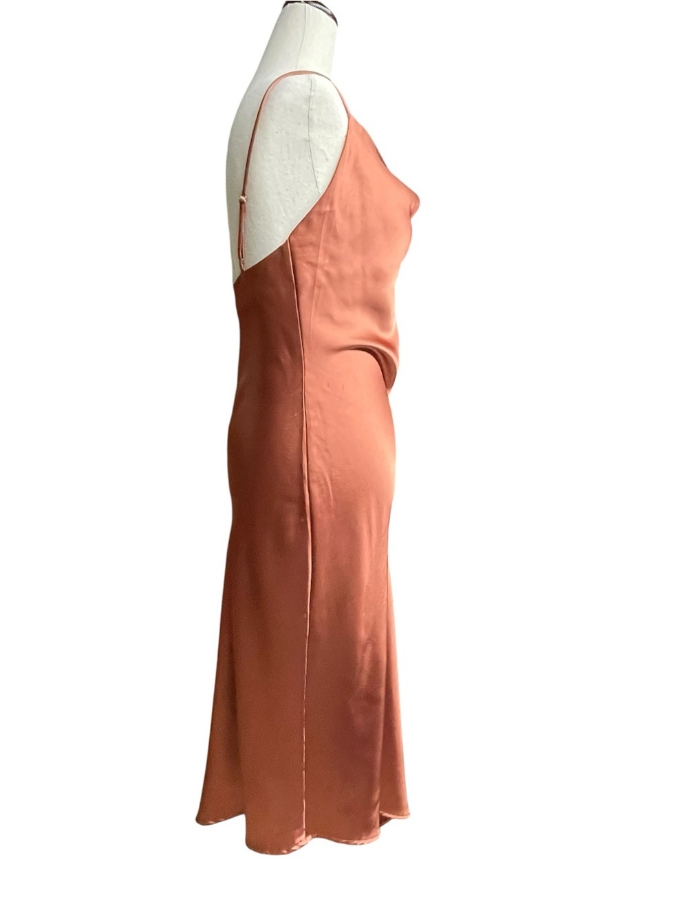 Petal & Pup Cyprus Satin Slipdress Color Rust Size 4 - Picture 7 of 13